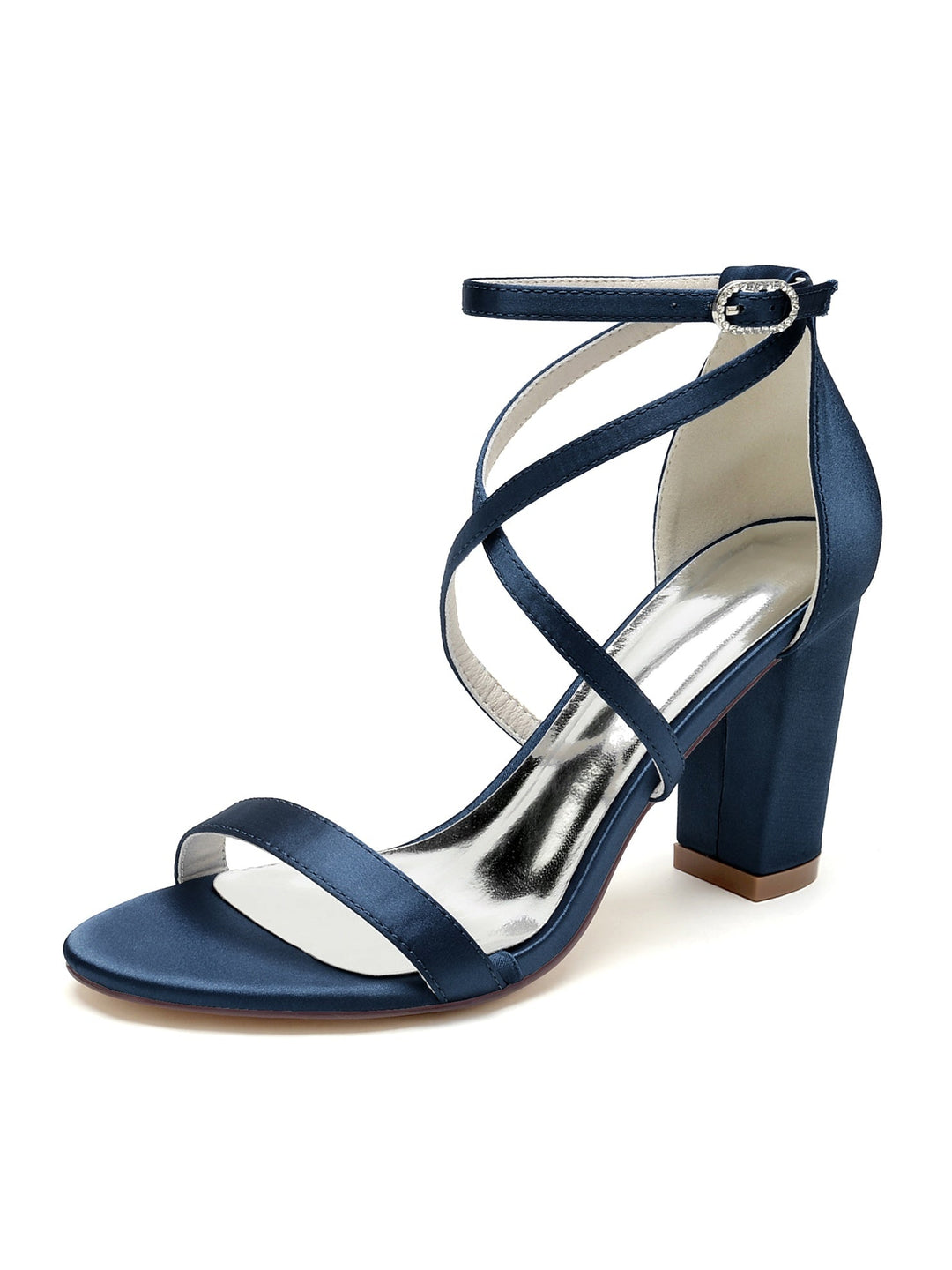 Chaussures de Mariage pour Femmes Chaussures de Mariée à Talons Hauts et à Bout Ouvert