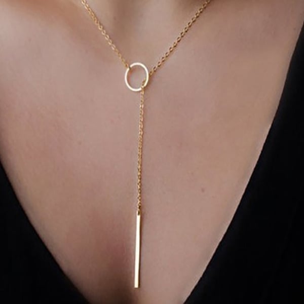 Colliers à cha?ne ronde simple/collier Lariat