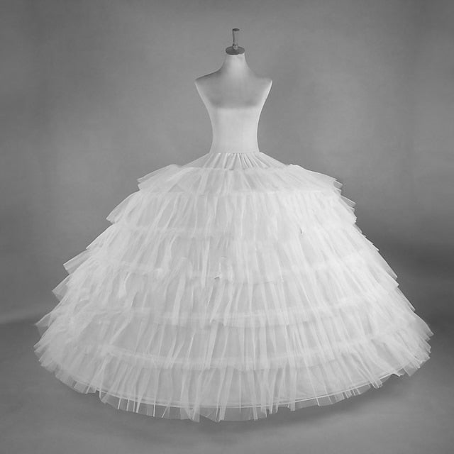 Robe de bal longue au sol / Jupons de mariage avec lacets