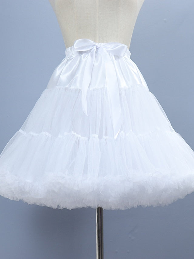 Jupons longueur genou en tulle pour mariage/fiançailles avec Gore