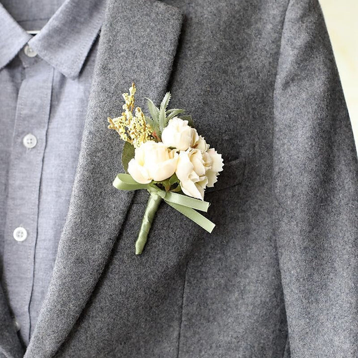 Fleurs de poignet de mariage Boutonnières Fleur artificielle Moderne Contemporaine