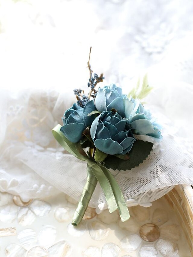 Fleurs de poignet de mariage Boutonnières Fleur artificielle Moderne Contemporaine