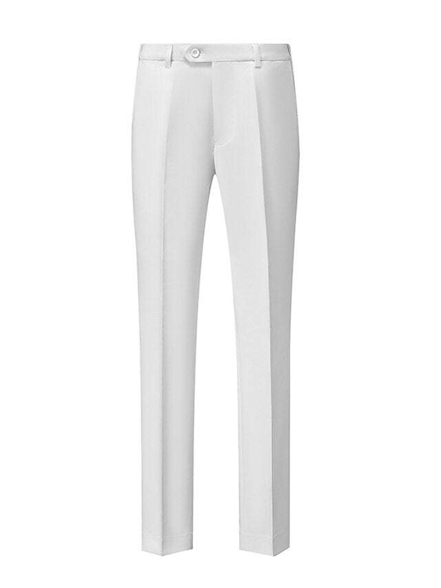 Costumes de Mariage 3 Pièces à Boutonnage Simple pour Hommes, Coupe Standard