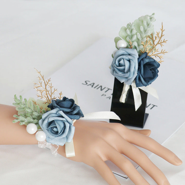 Corsages de poignet de fleurs de mariage 0-10 cm