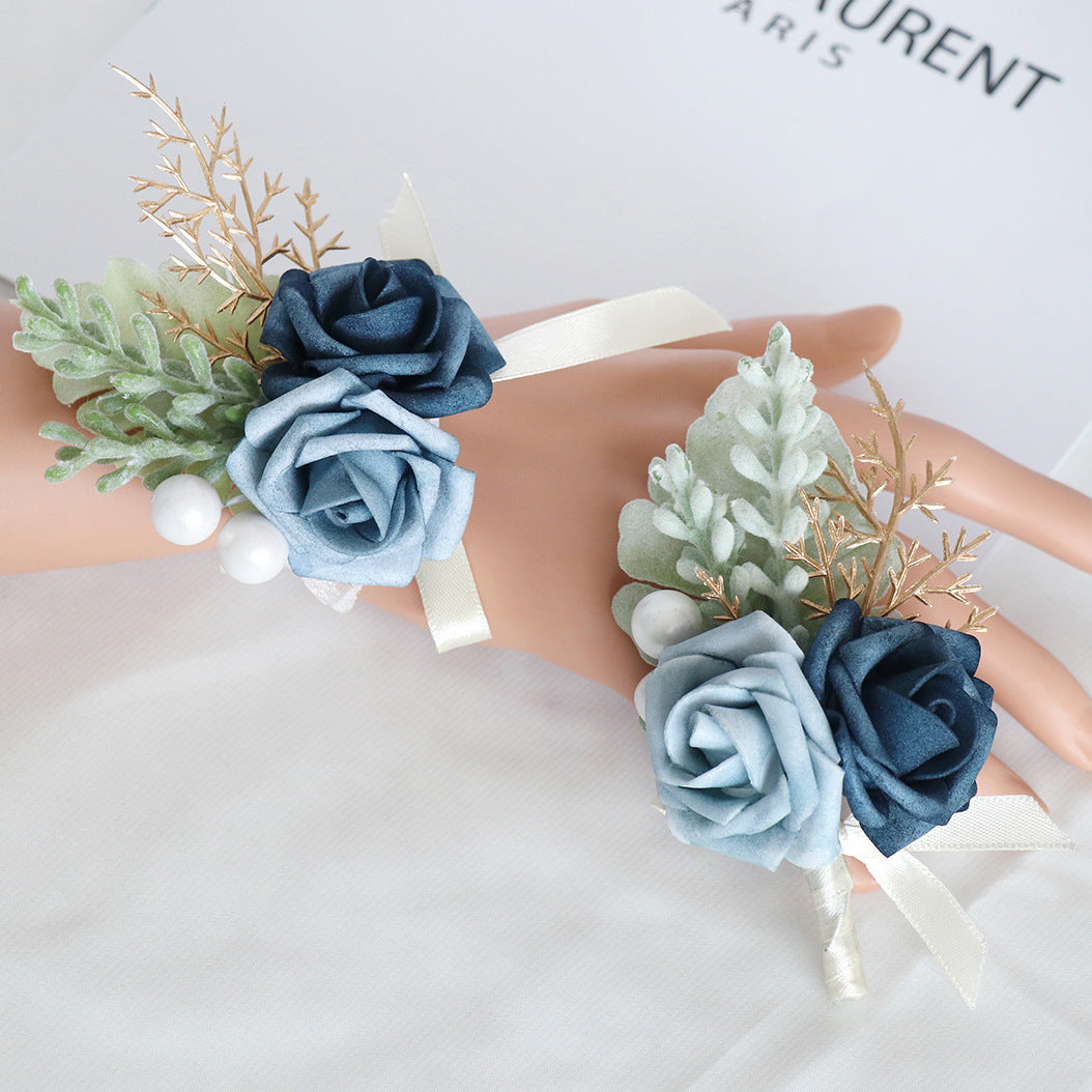 Corsages de poignet de fleurs de mariage 0-10 cm