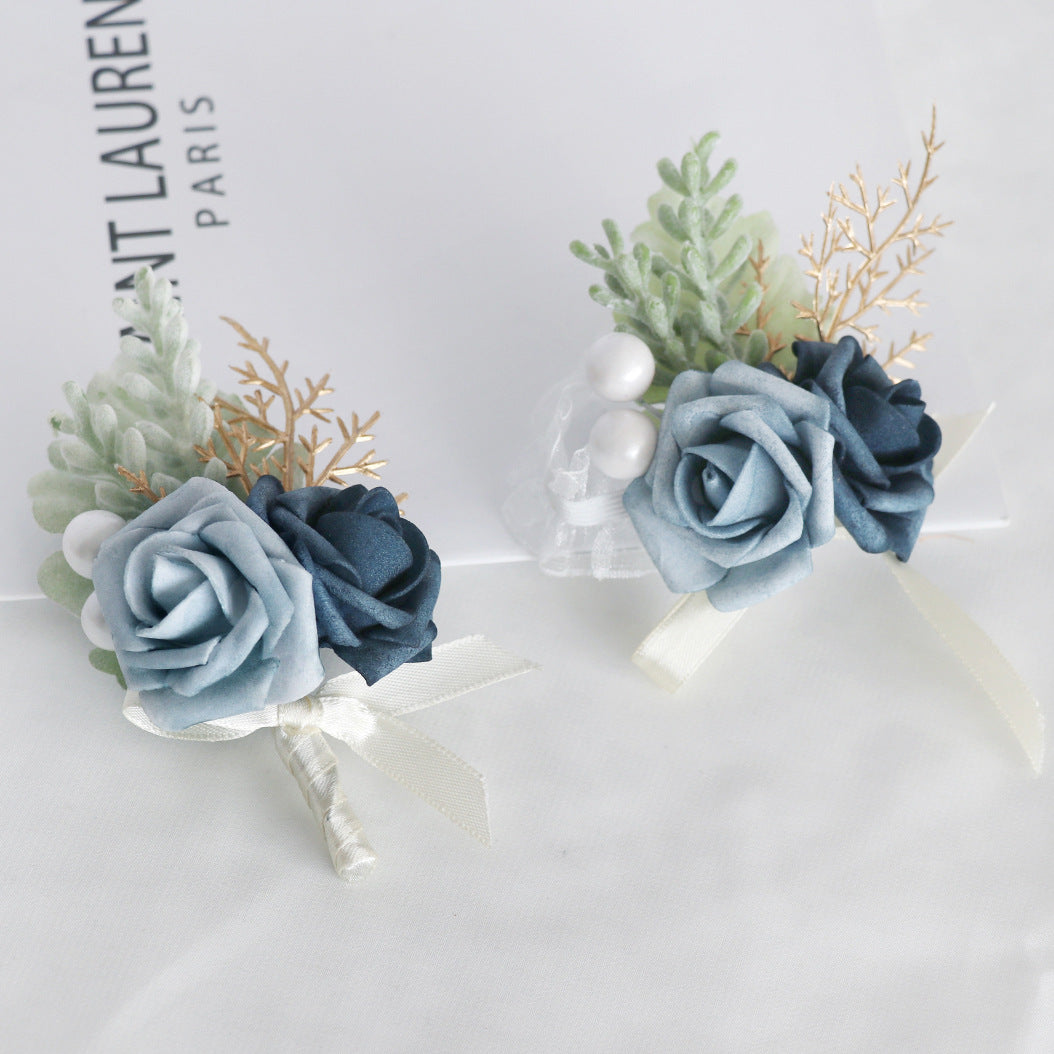 Corsages de poignet de fleurs de mariage 0-10 cm