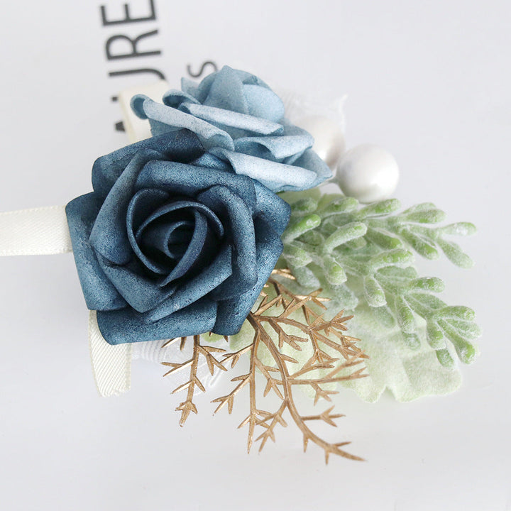 Corsages de poignet de fleurs de mariage 0-10 cm