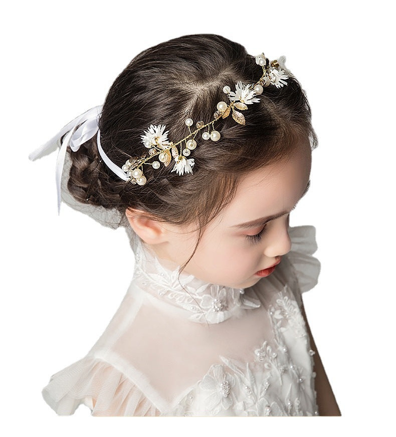 Accessoires vestimentaires pour enfants, bandeau doré