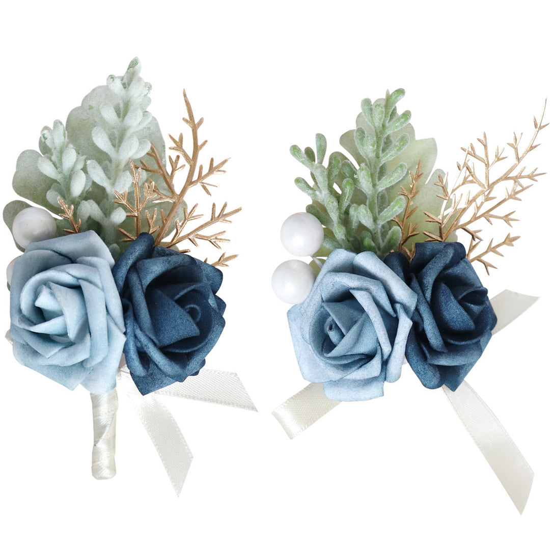 Corsages de poignet de fleurs de mariage 0-10 cm