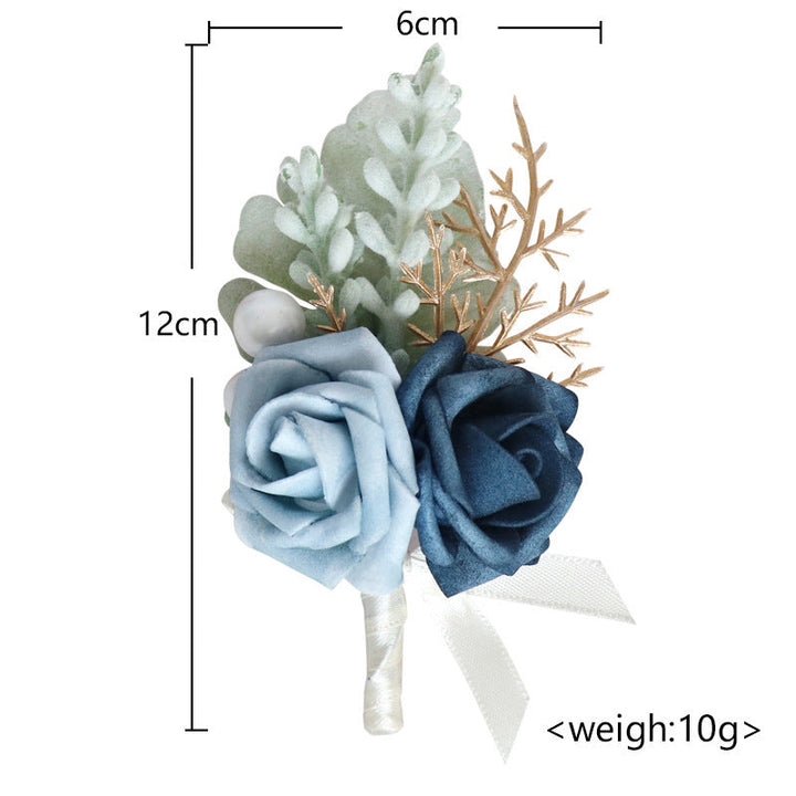 Corsages de poignet de fleurs de mariage 0-10 cm