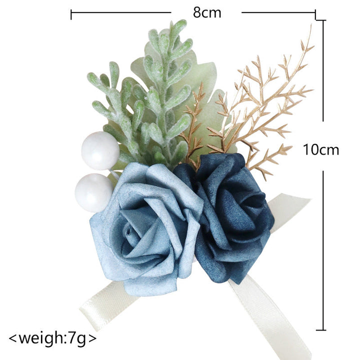 Corsages de poignet de fleurs de mariage 0-10 cm