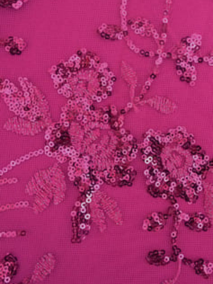 Robe Mère de la Mariée, Forme A-Ligne/Princesse, Col Rond, Dentelle, Paillettes, Manches 3/4, Longueur au Sol