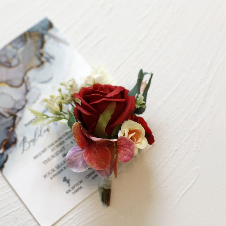 Corsages de poignet de fleurs de mariage