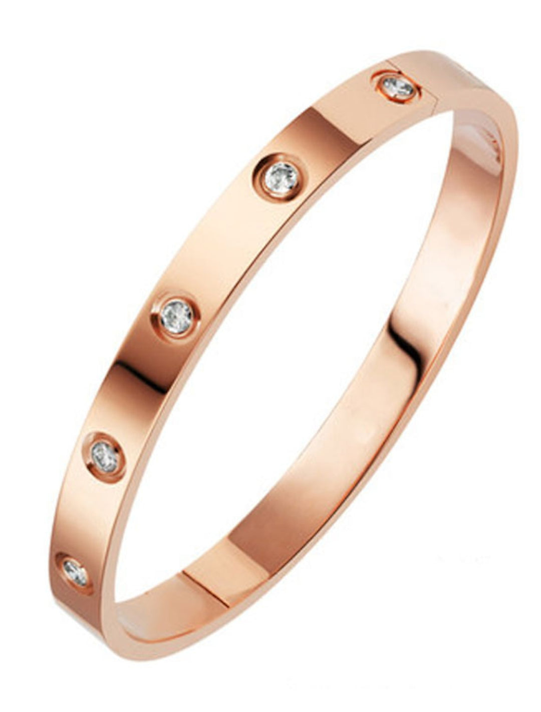 Bracelet classique en acier inoxydable pour femme.