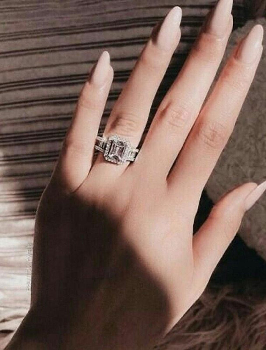 Superbe bague élégante en Zircon, bijoux de mariage en argent chromé